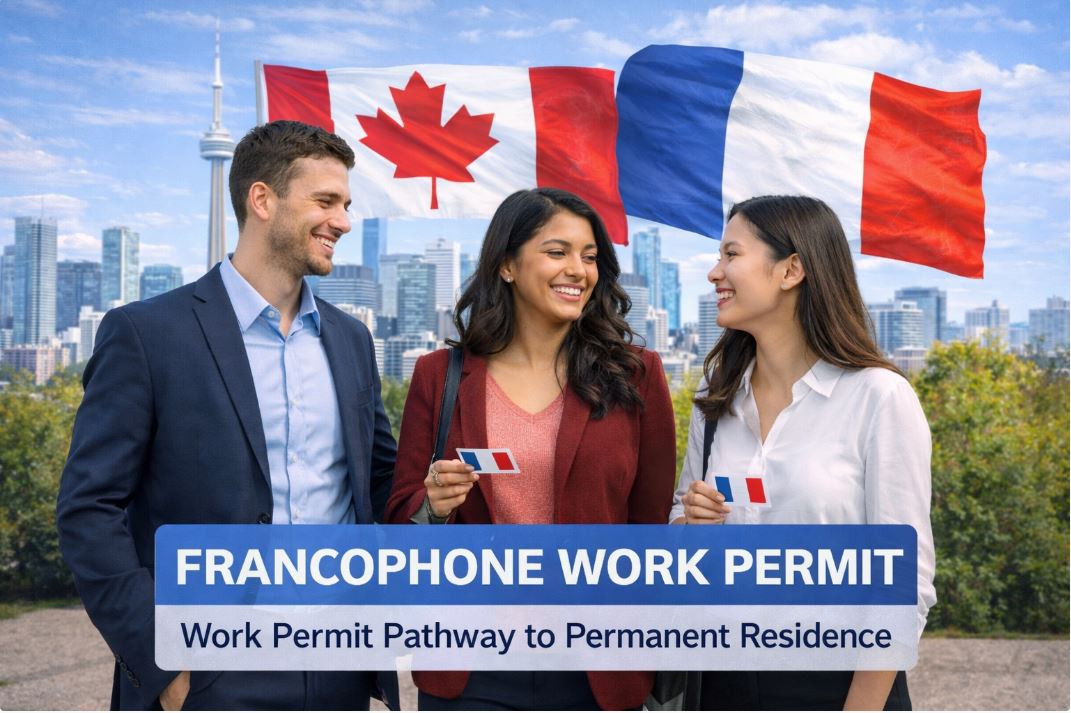 French-speaking international students working in Canada under francophone work permit